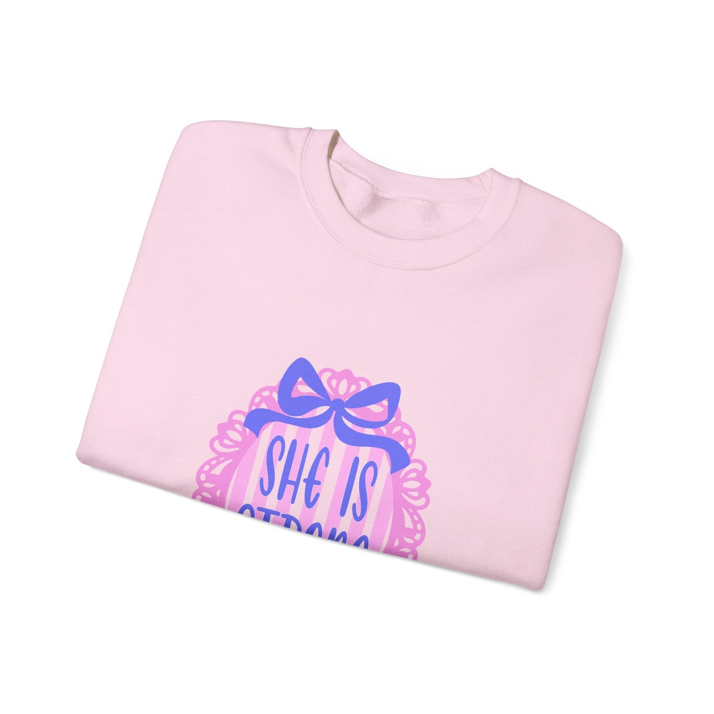 She Is Strong Crewneck Sweatshirt