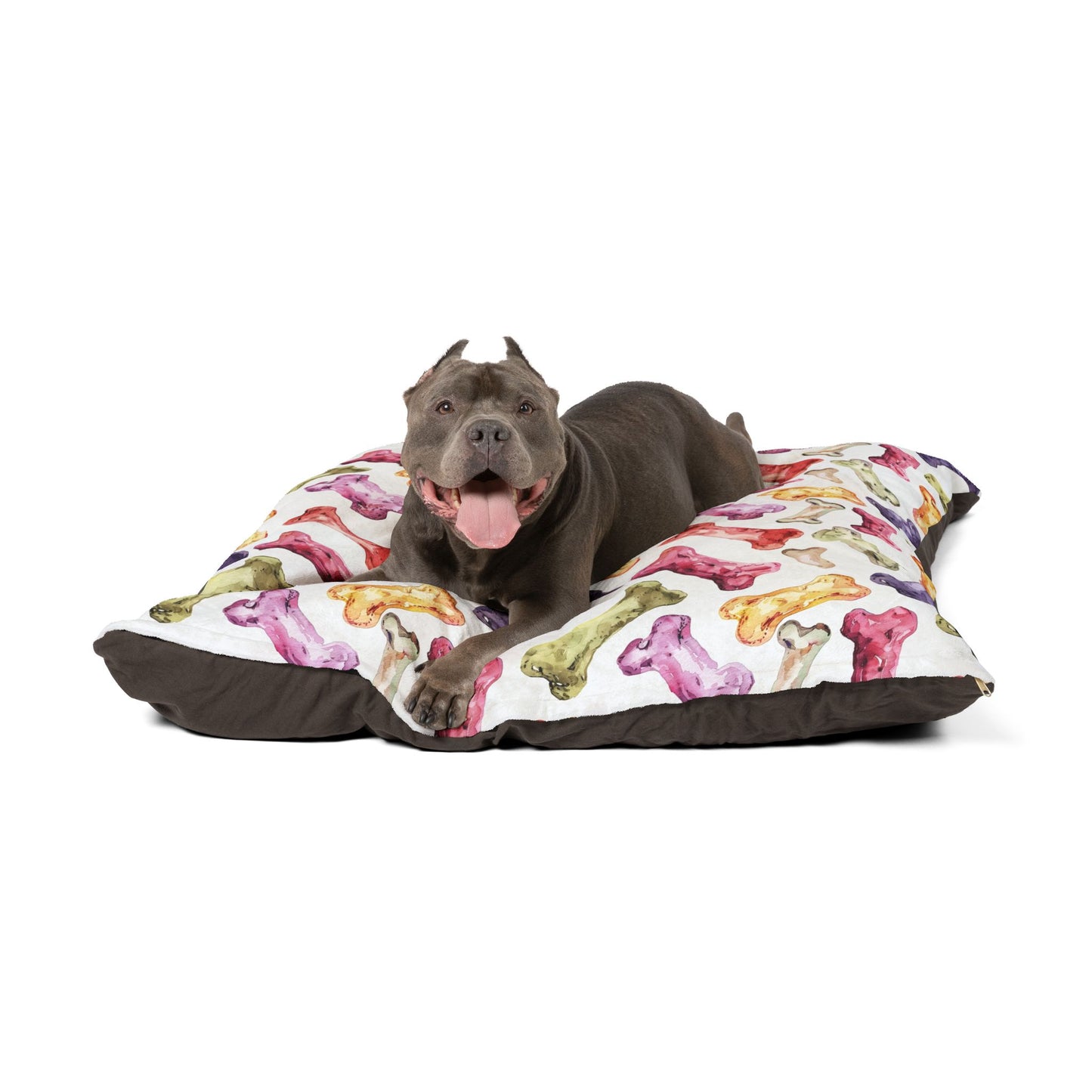 Colorful Dog Bone Pattern Pet Bed