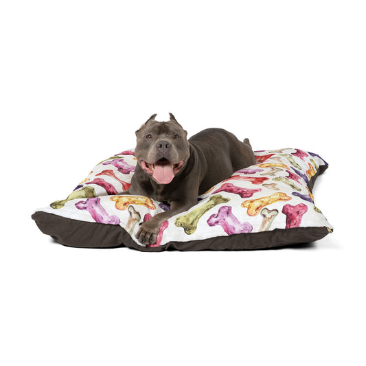 Colorful Dog Bone Pattern Pet Bed