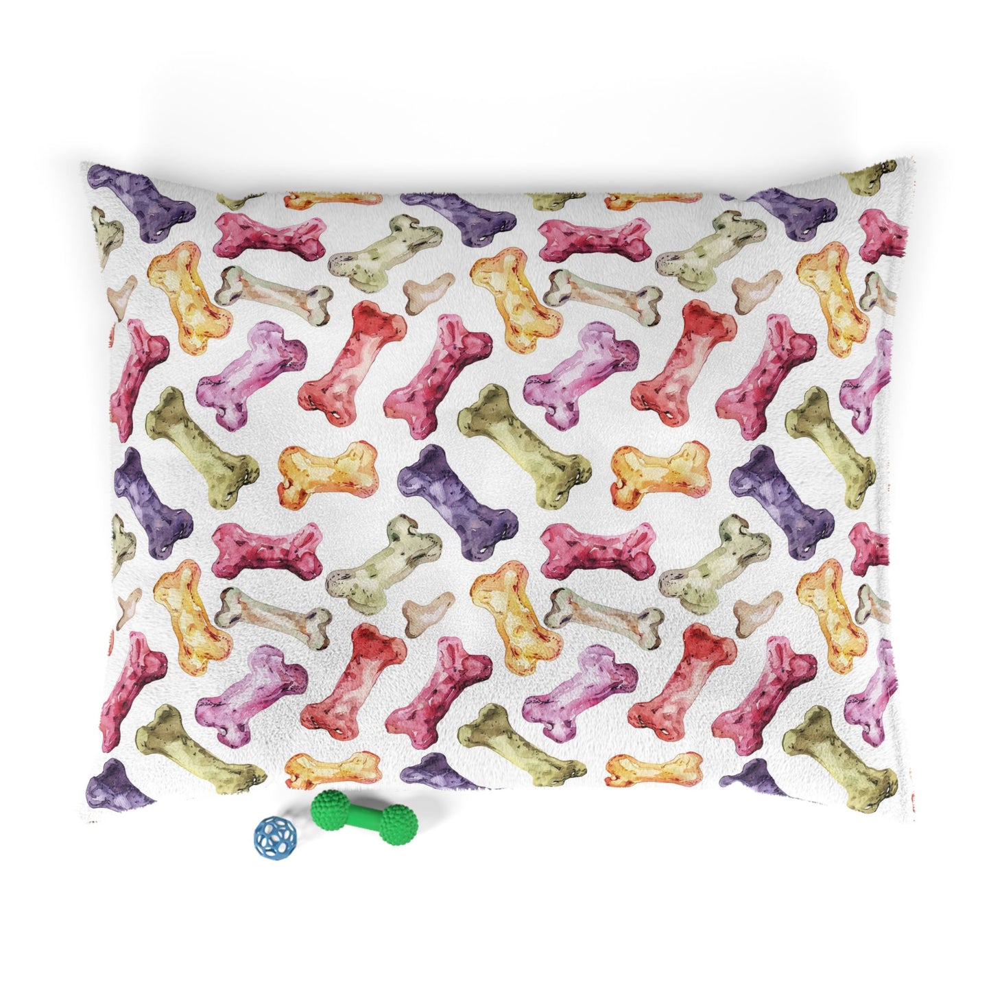 Colorful Dog Bone Pattern Pet Bed