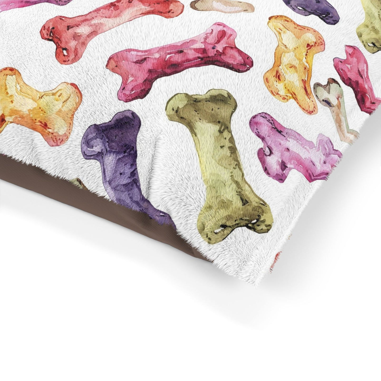 Colorful Dog Bone Pattern Pet Bed