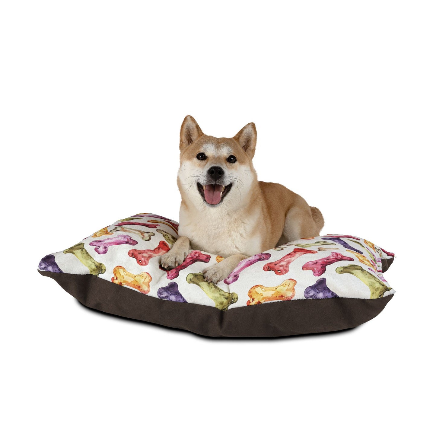 Colorful Dog Bone Pattern Pet Bed