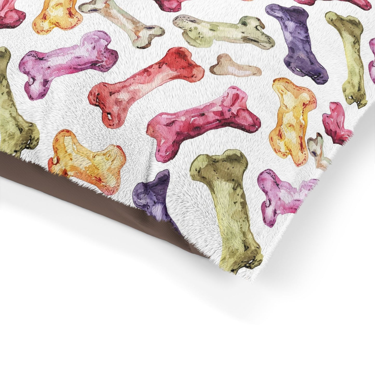 Colorful Dog Bone Pattern Pet Bed