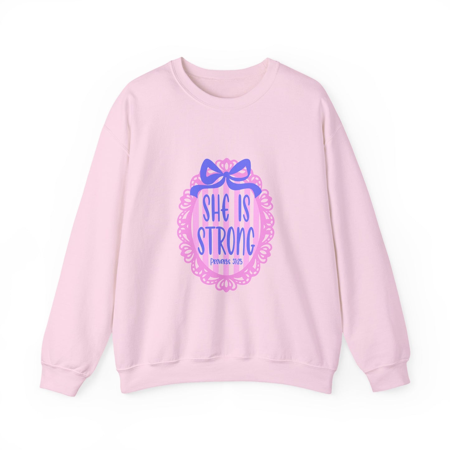 She Is Strong Crewneck Sweatshirt