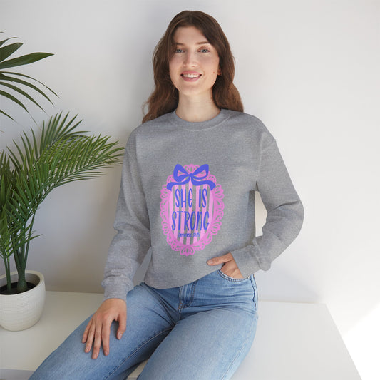 She Is Strong Crewneck Sweatshirt