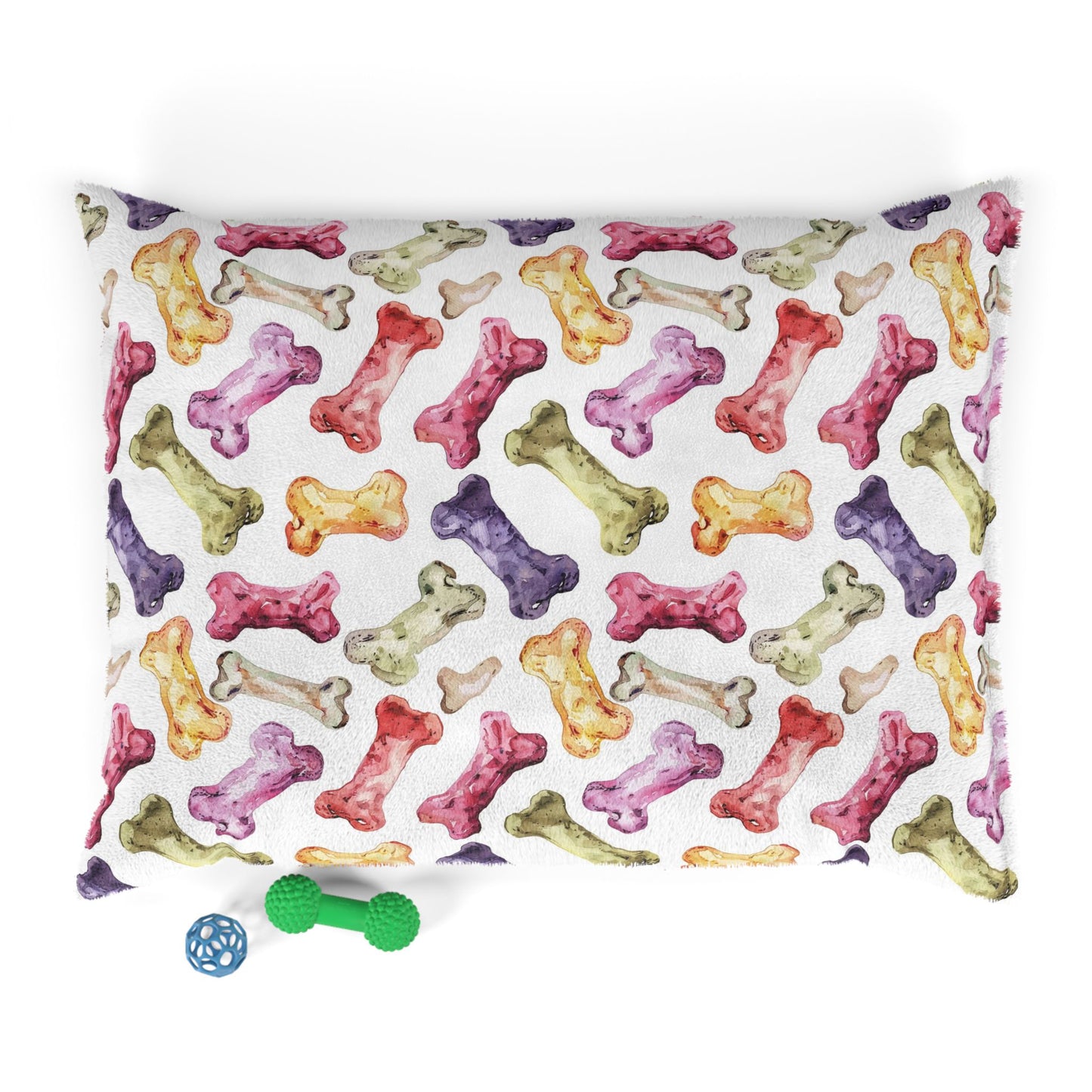 Colorful Dog Bone Pattern Pet Bed