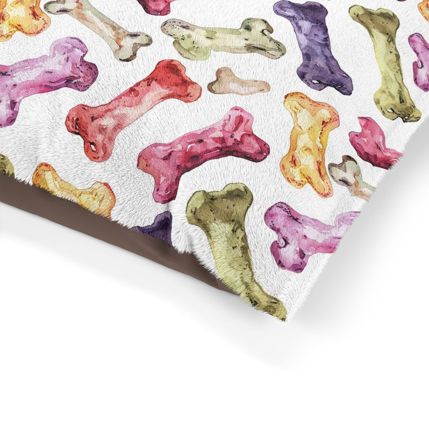 Colorful Dog Bone Pattern Pet Bed