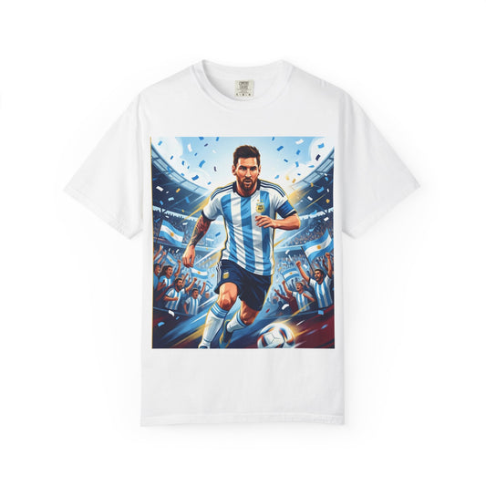 Soccer Stadium Argentine Stripes Football Tee