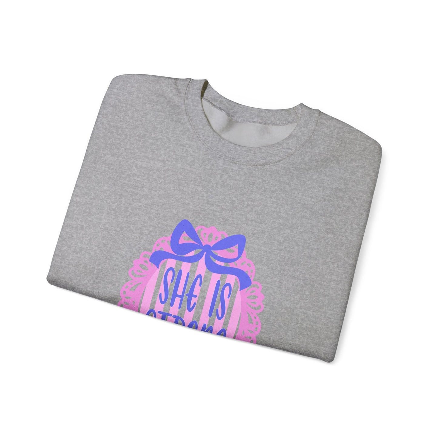 She Is Strong Crewneck Sweatshirt